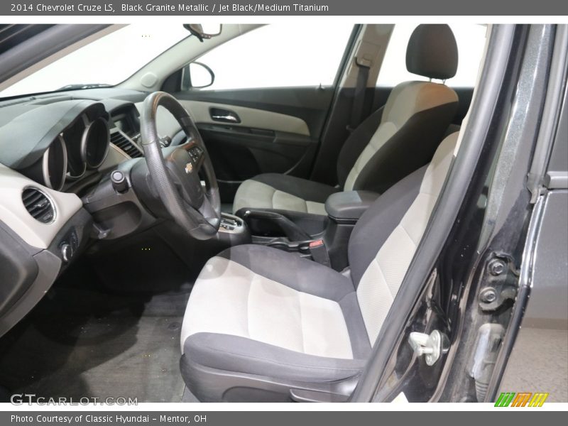 Black Granite Metallic / Jet Black/Medium Titanium 2014 Chevrolet Cruze LS