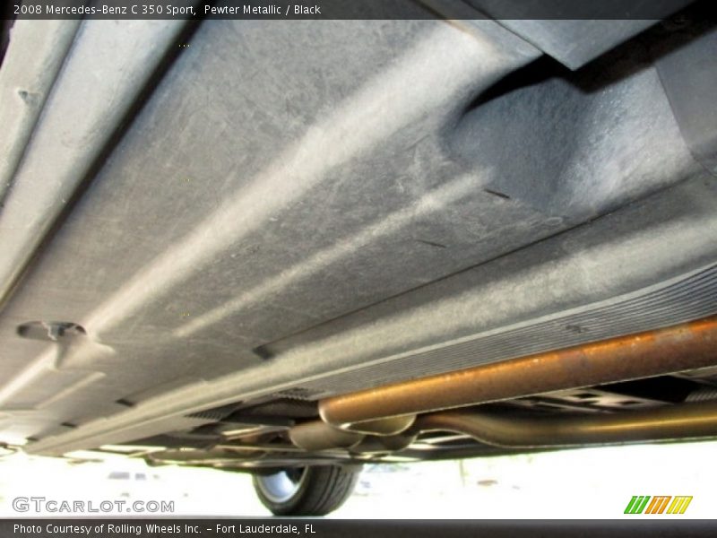 Pewter Metallic / Black 2008 Mercedes-Benz C 350 Sport