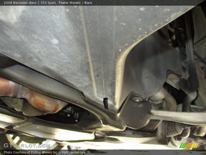 Pewter Metallic / Black 2008 Mercedes-Benz C 350 Sport