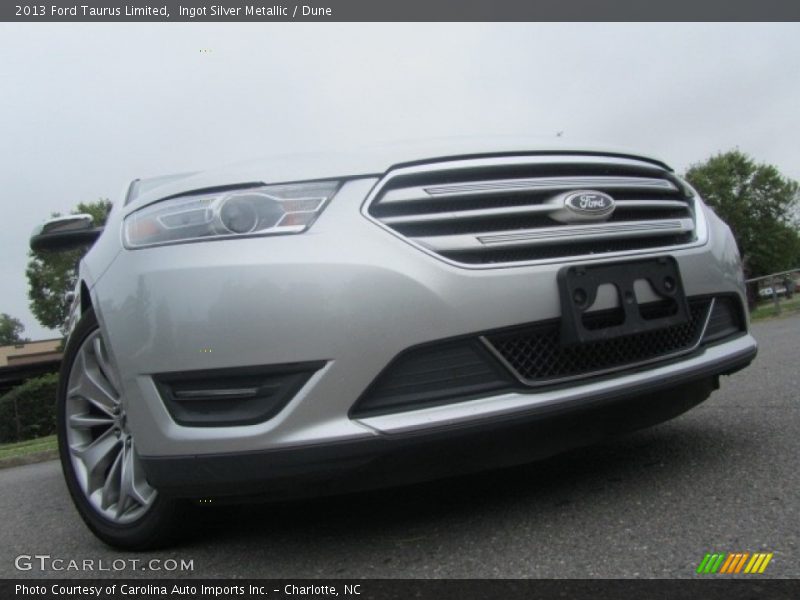 Ingot Silver Metallic / Dune 2013 Ford Taurus Limited