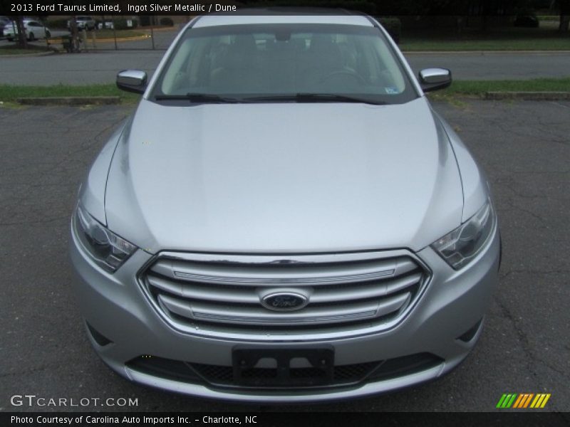 Ingot Silver Metallic / Dune 2013 Ford Taurus Limited
