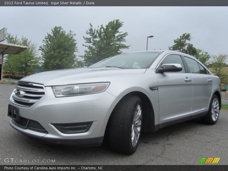 Ingot Silver Metallic / Dune 2013 Ford Taurus Limited