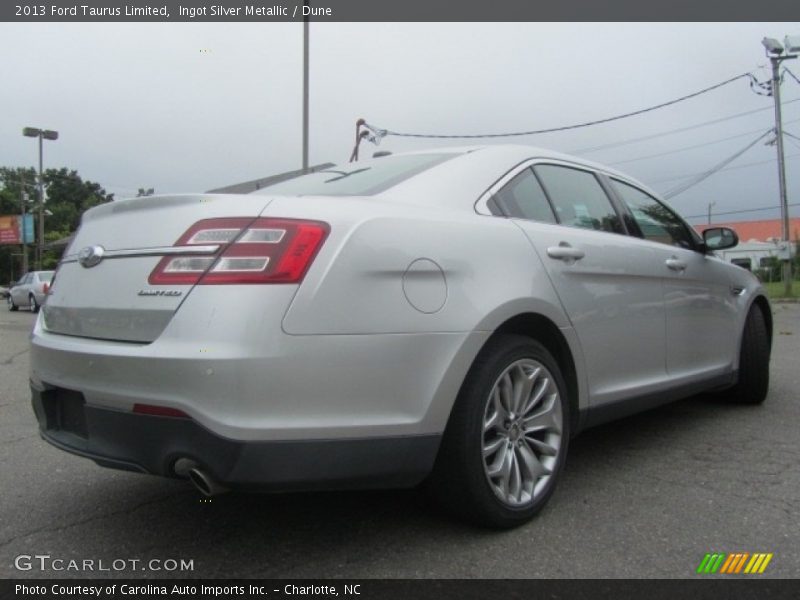 Ingot Silver Metallic / Dune 2013 Ford Taurus Limited