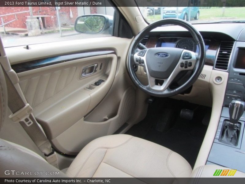 Ingot Silver Metallic / Dune 2013 Ford Taurus Limited