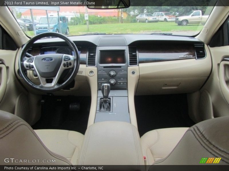 Ingot Silver Metallic / Dune 2013 Ford Taurus Limited