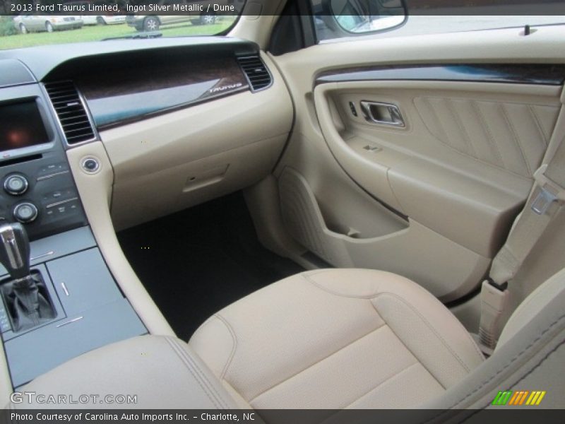 Ingot Silver Metallic / Dune 2013 Ford Taurus Limited