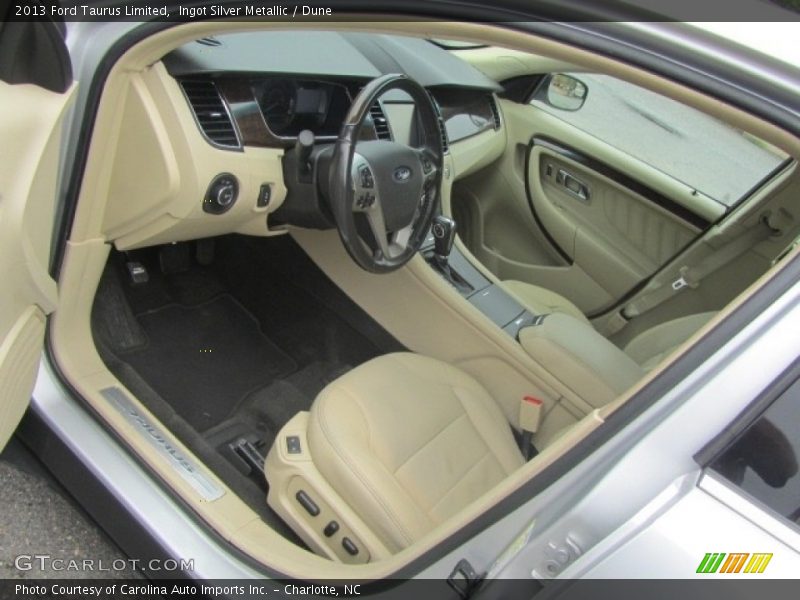 Ingot Silver Metallic / Dune 2013 Ford Taurus Limited
