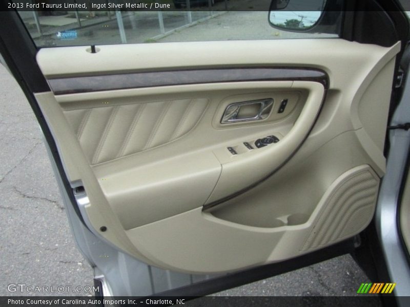 Ingot Silver Metallic / Dune 2013 Ford Taurus Limited