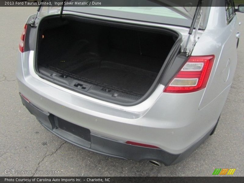 Ingot Silver Metallic / Dune 2013 Ford Taurus Limited