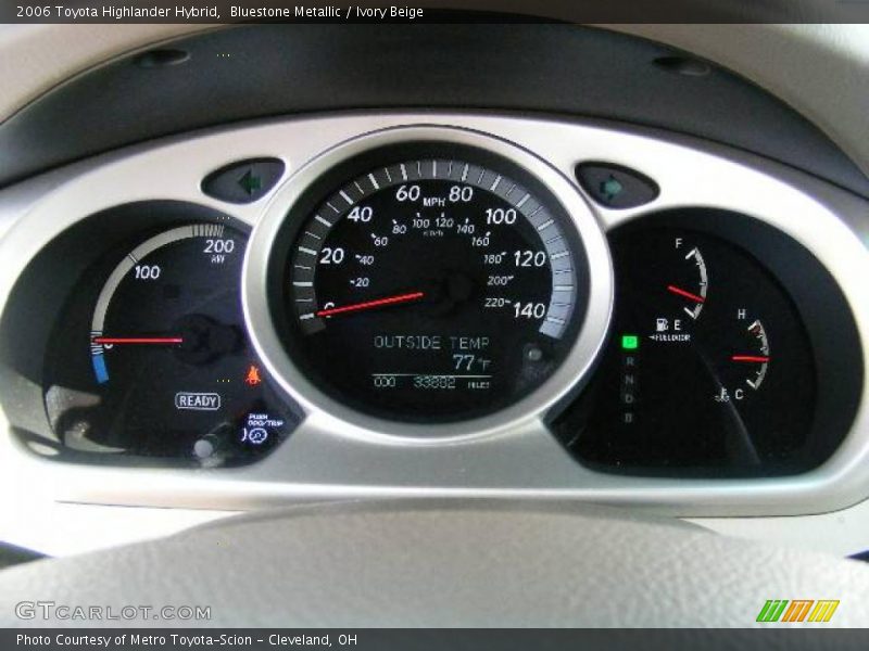 Bluestone Metallic / Ivory Beige 2006 Toyota Highlander Hybrid