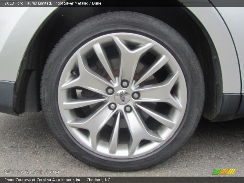 Ingot Silver Metallic / Dune 2013 Ford Taurus Limited
