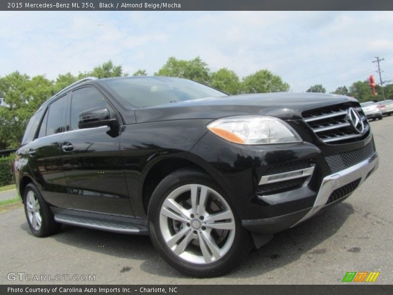 Black / Almond Beige/Mocha 2015 Mercedes-Benz ML 350
