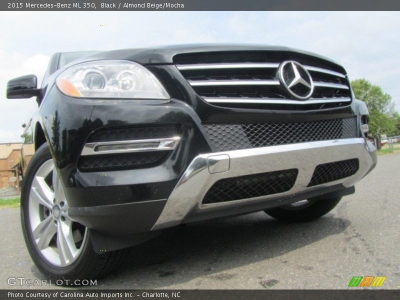 Black / Almond Beige/Mocha 2015 Mercedes-Benz ML 350