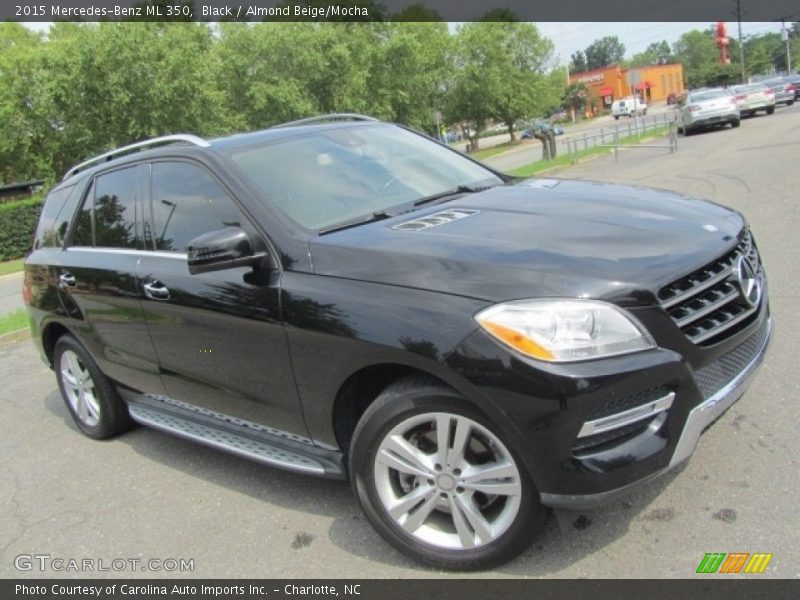 Black / Almond Beige/Mocha 2015 Mercedes-Benz ML 350