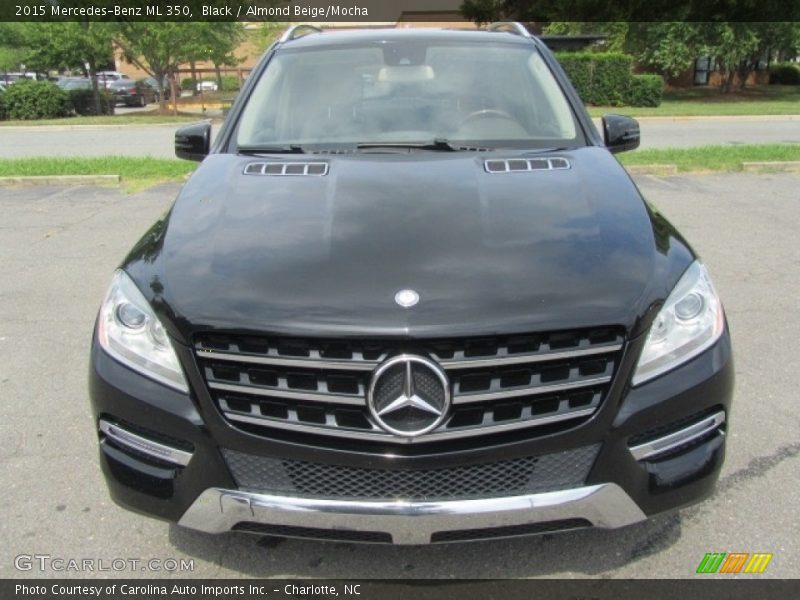 Black / Almond Beige/Mocha 2015 Mercedes-Benz ML 350