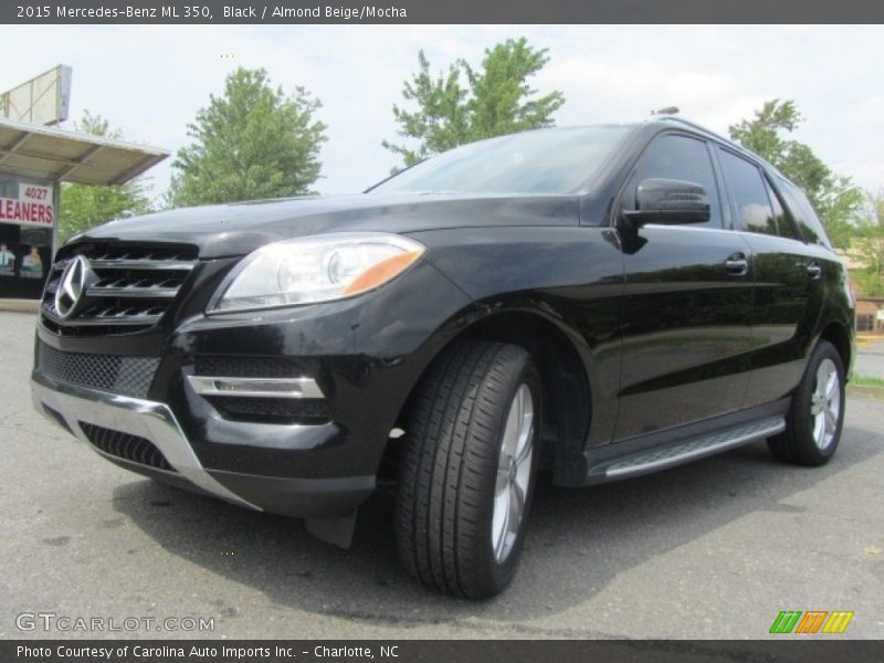 Black / Almond Beige/Mocha 2015 Mercedes-Benz ML 350