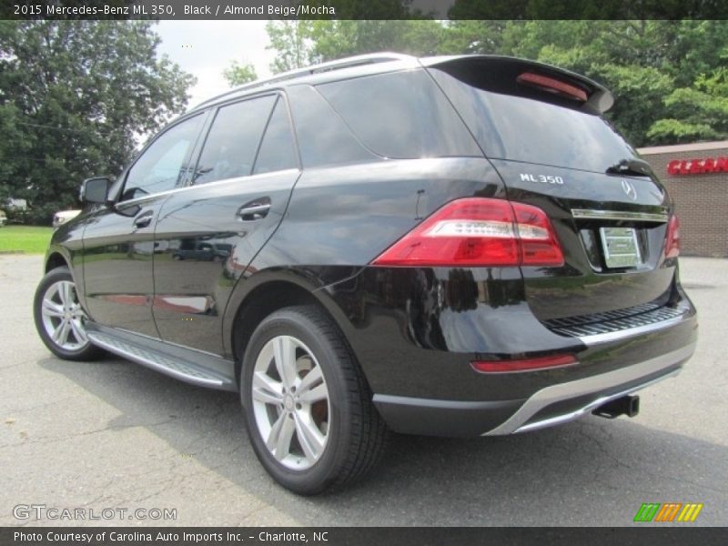 Black / Almond Beige/Mocha 2015 Mercedes-Benz ML 350