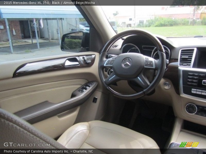 Black / Almond Beige/Mocha 2015 Mercedes-Benz ML 350