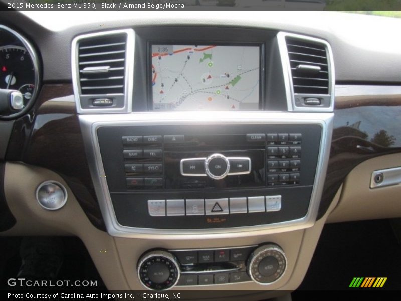 Black / Almond Beige/Mocha 2015 Mercedes-Benz ML 350