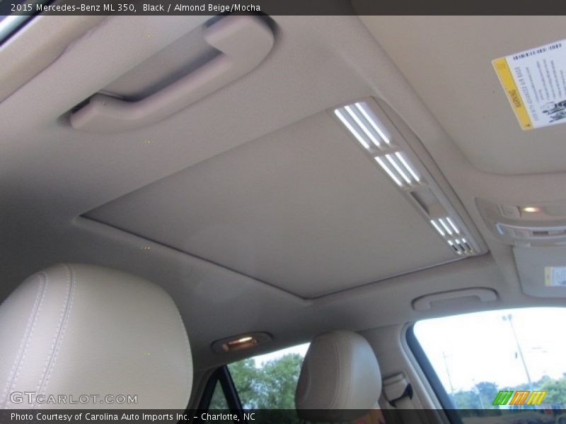 Black / Almond Beige/Mocha 2015 Mercedes-Benz ML 350