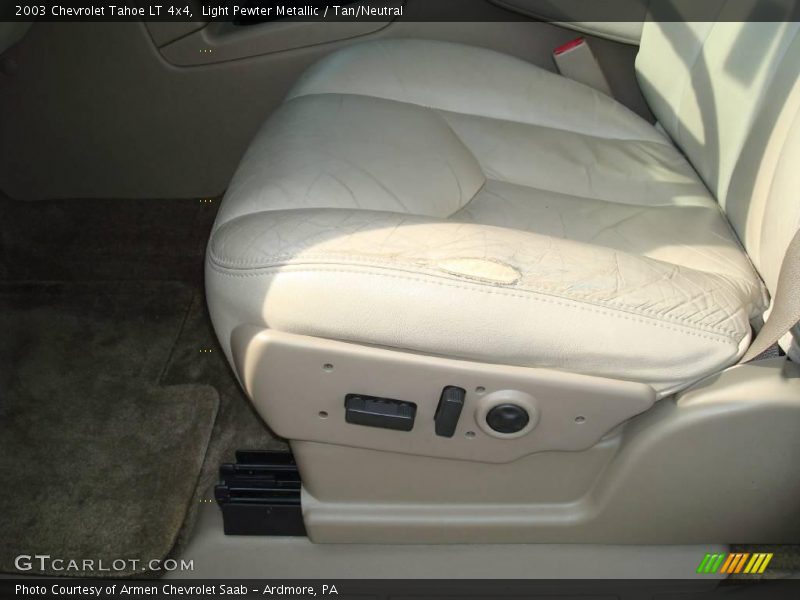 Light Pewter Metallic / Tan/Neutral 2003 Chevrolet Tahoe LT 4x4
