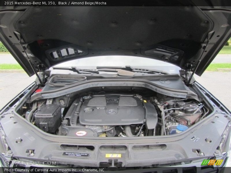 Black / Almond Beige/Mocha 2015 Mercedes-Benz ML 350