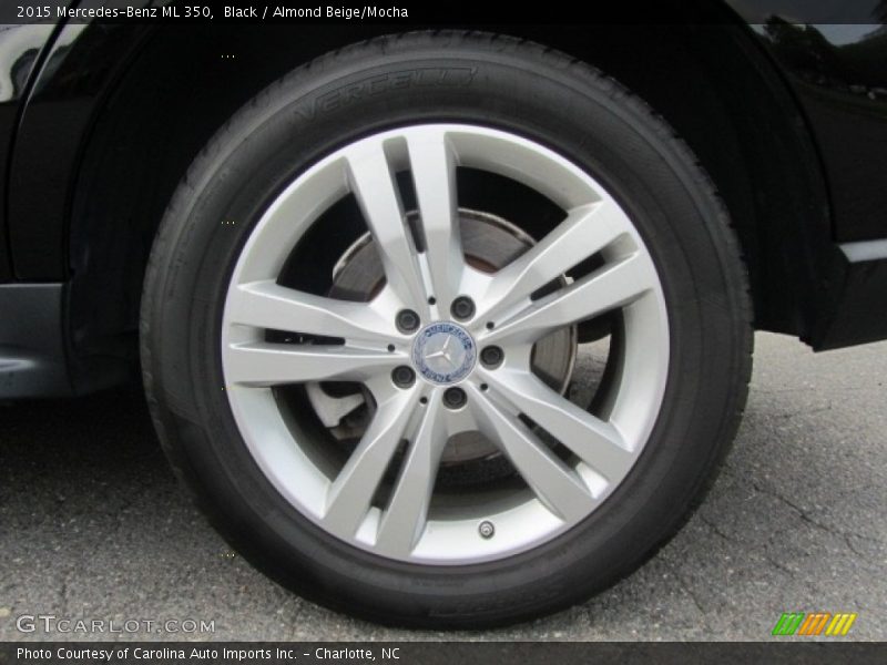 Black / Almond Beige/Mocha 2015 Mercedes-Benz ML 350
