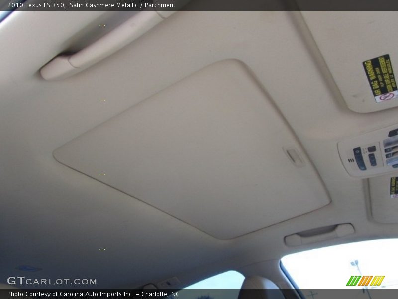 Satin Cashmere Metallic / Parchment 2010 Lexus ES 350