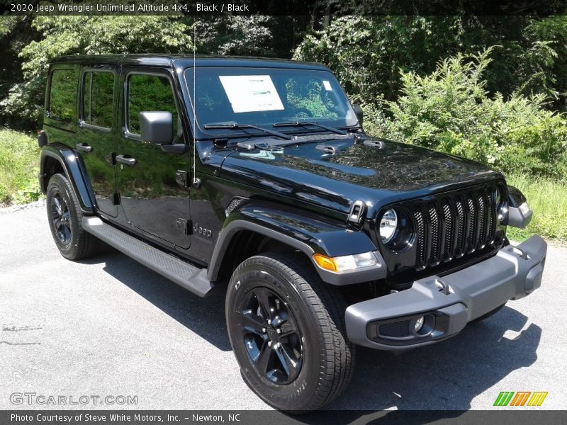 Black / Black 2020 Jeep Wrangler Unlimited Altitude 4x4