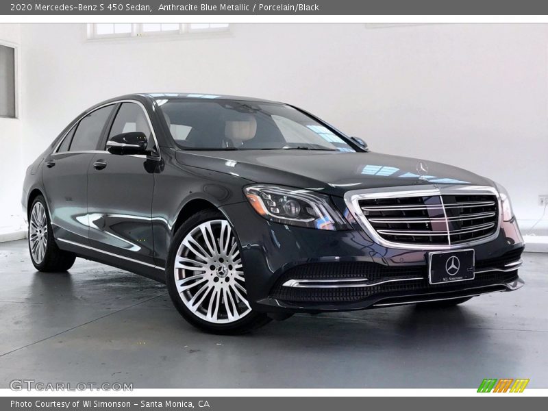 Front 3/4 View of 2020 S 450 Sedan