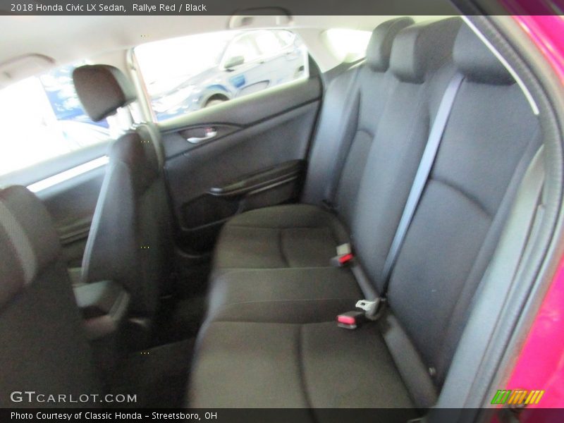 Rallye Red / Black 2018 Honda Civic LX Sedan