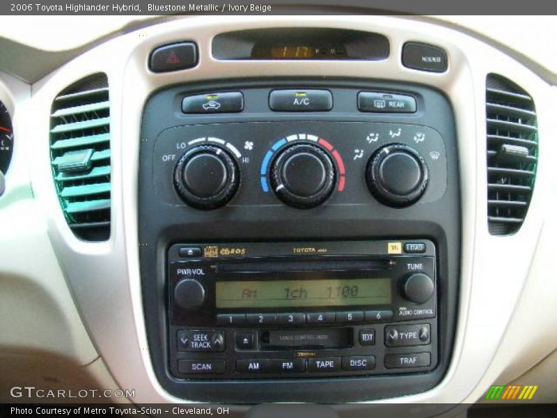 Bluestone Metallic / Ivory Beige 2006 Toyota Highlander Hybrid