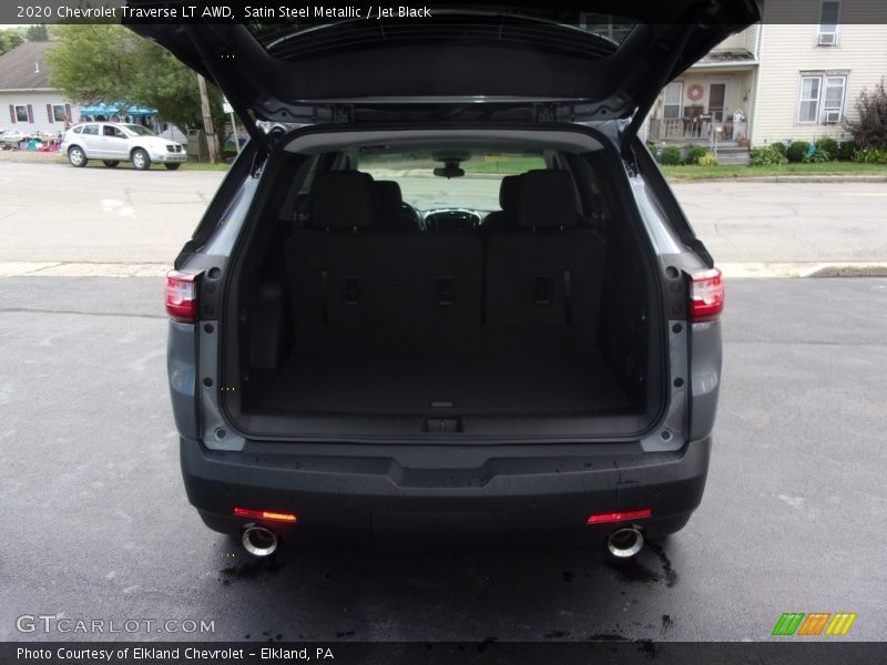 Satin Steel Metallic / Jet Black 2020 Chevrolet Traverse LT AWD