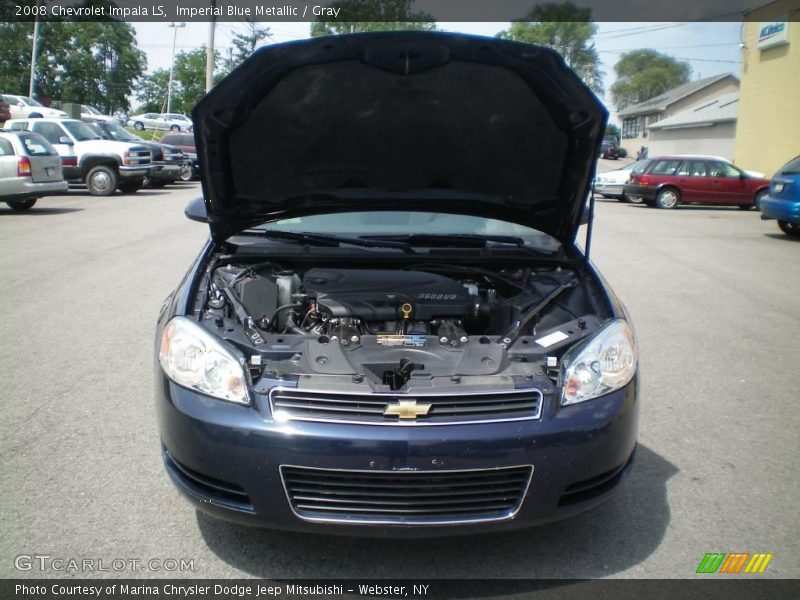 Imperial Blue Metallic / Gray 2008 Chevrolet Impala LS