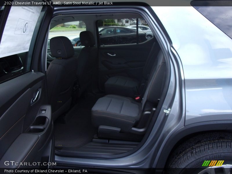 Satin Steel Metallic / Jet Black 2020 Chevrolet Traverse LT AWD