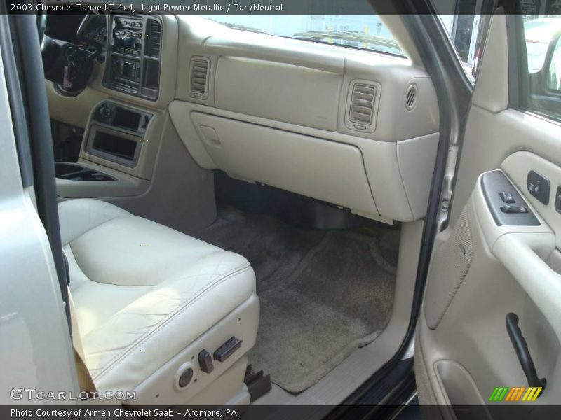 Light Pewter Metallic / Tan/Neutral 2003 Chevrolet Tahoe LT 4x4