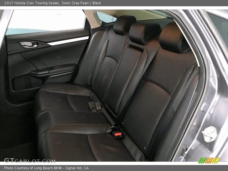 Sonic Gray Pearl / Black 2017 Honda Civic Touring Sedan