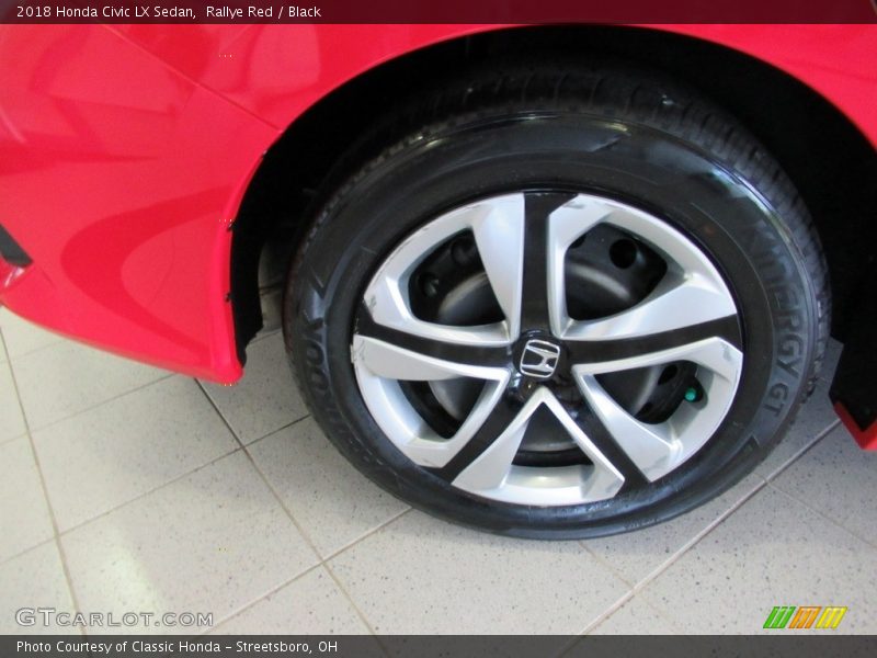 Rallye Red / Black 2018 Honda Civic LX Sedan