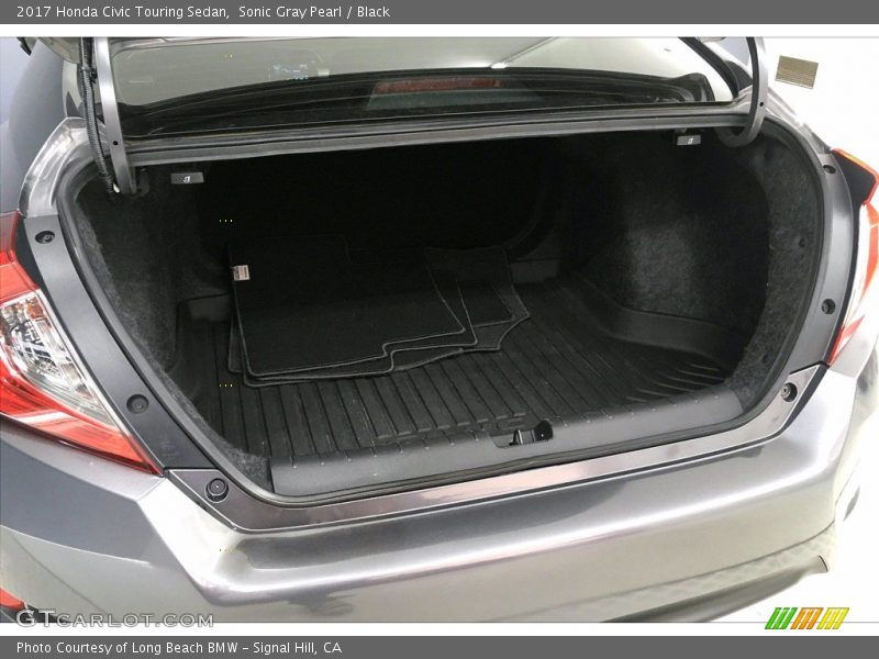 Sonic Gray Pearl / Black 2017 Honda Civic Touring Sedan