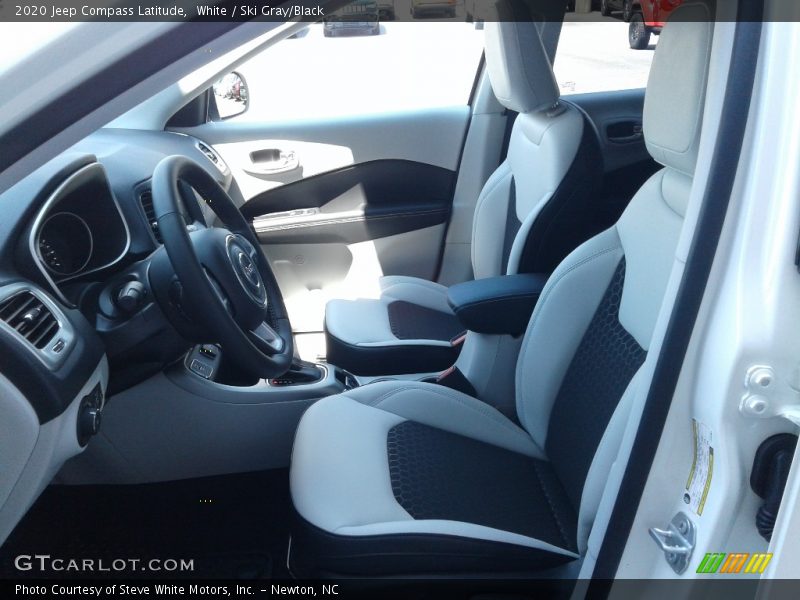 White / Ski Gray/Black 2020 Jeep Compass Latitude