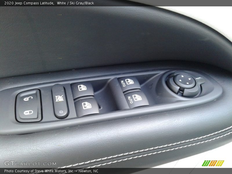 White / Ski Gray/Black 2020 Jeep Compass Latitude