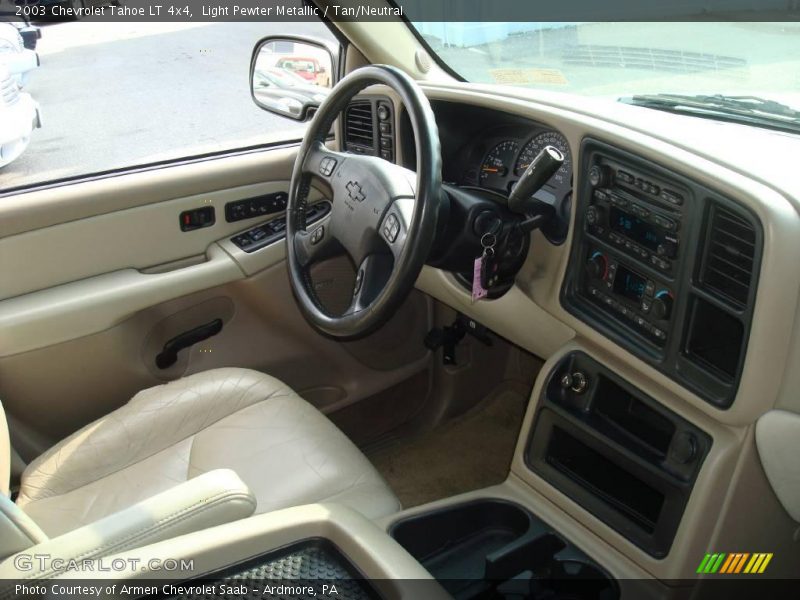 Light Pewter Metallic / Tan/Neutral 2003 Chevrolet Tahoe LT 4x4