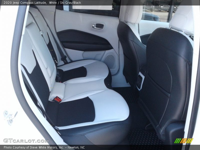 White / Ski Gray/Black 2020 Jeep Compass Latitude