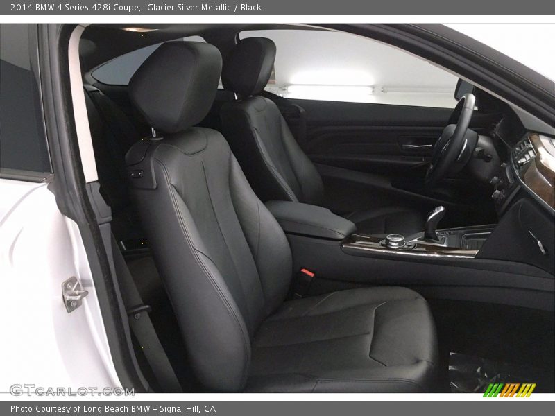 Glacier Silver Metallic / Black 2014 BMW 4 Series 428i Coupe