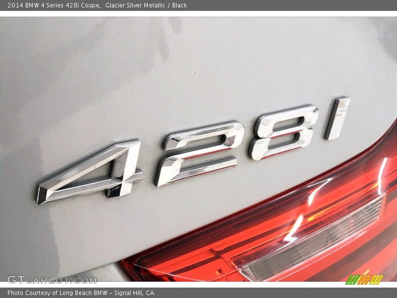 Glacier Silver Metallic / Black 2014 BMW 4 Series 428i Coupe