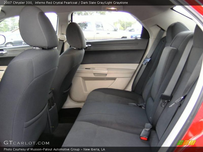 Inferno Red Crystal Pearlcoat / Dark Slate Gray/Light Graystone 2007 Chrysler 300