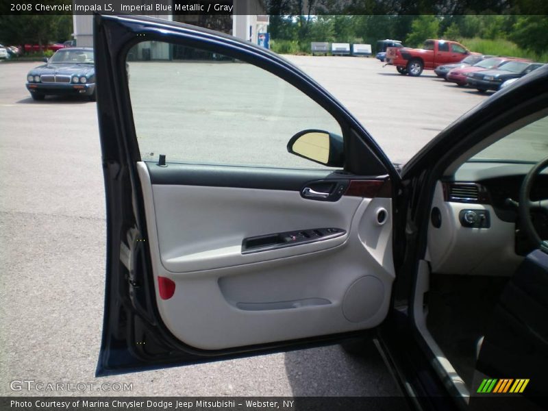 Imperial Blue Metallic / Gray 2008 Chevrolet Impala LS