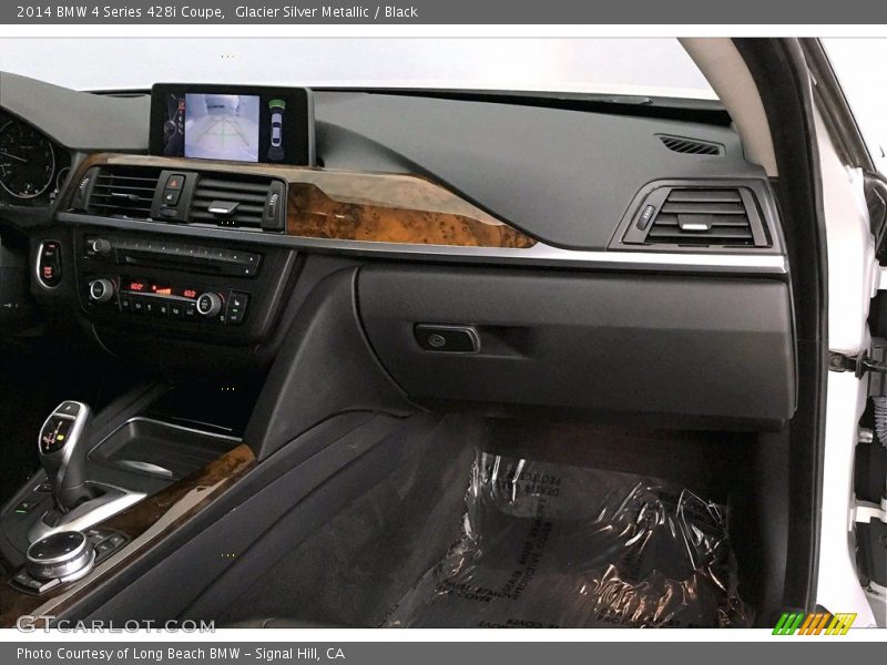 Glacier Silver Metallic / Black 2014 BMW 4 Series 428i Coupe