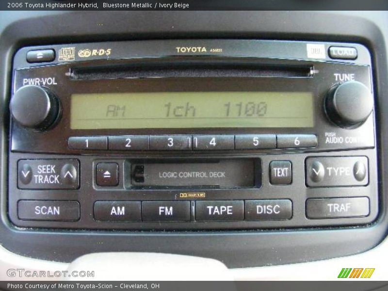 Bluestone Metallic / Ivory Beige 2006 Toyota Highlander Hybrid