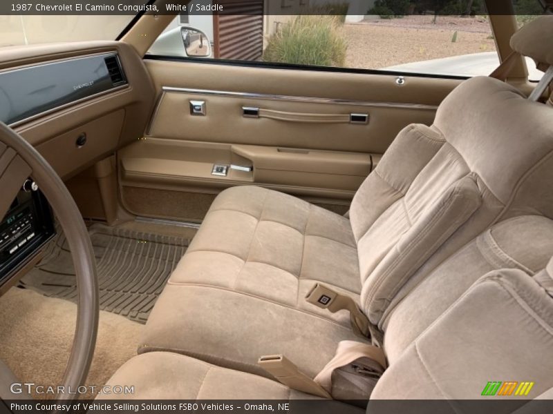 Front Seat of 1987 El Camino Conquista